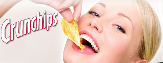 Snack khoai tây Lorenz Crunchips vị muối 100g 2 Snack Crunchips