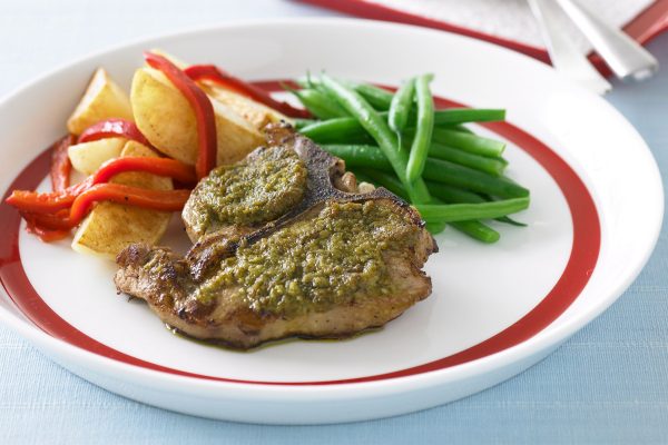 veal chops with green olive tapenade 30343 1