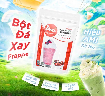 Bột đá xay Frappe hiệu AMI túi 1kg 6 BOT DA XAY AMI K LOGO2