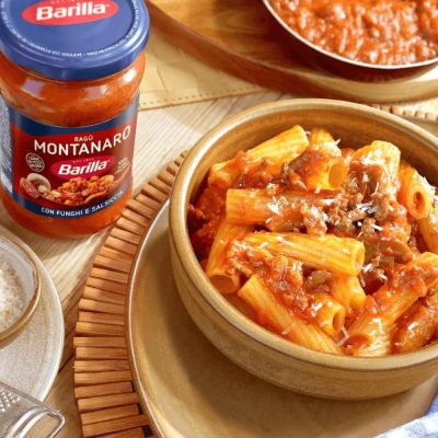Sốt heo bằm và nấm Barilla Ragu Montanaro 300g 6 Barilla Ragu Montanaro 300g
