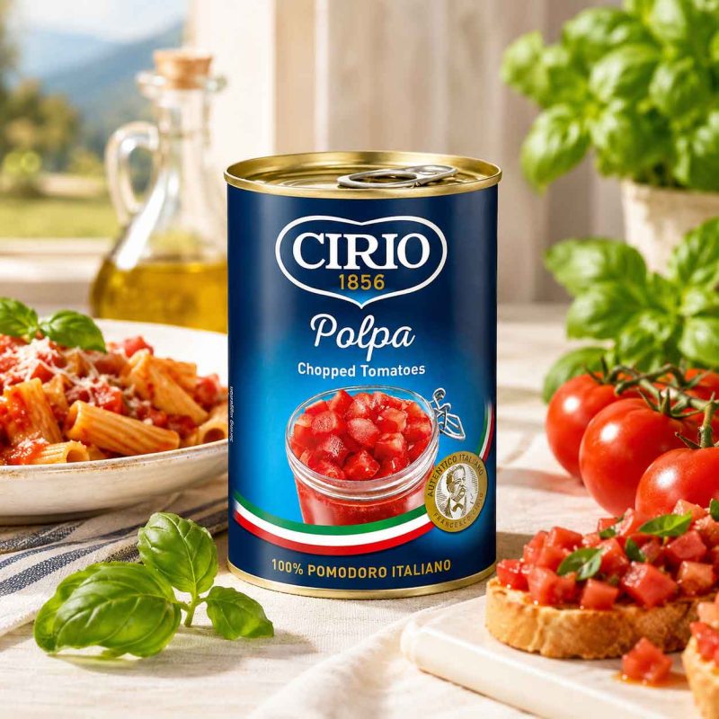 Ca chua cat mieng Cirio 400g