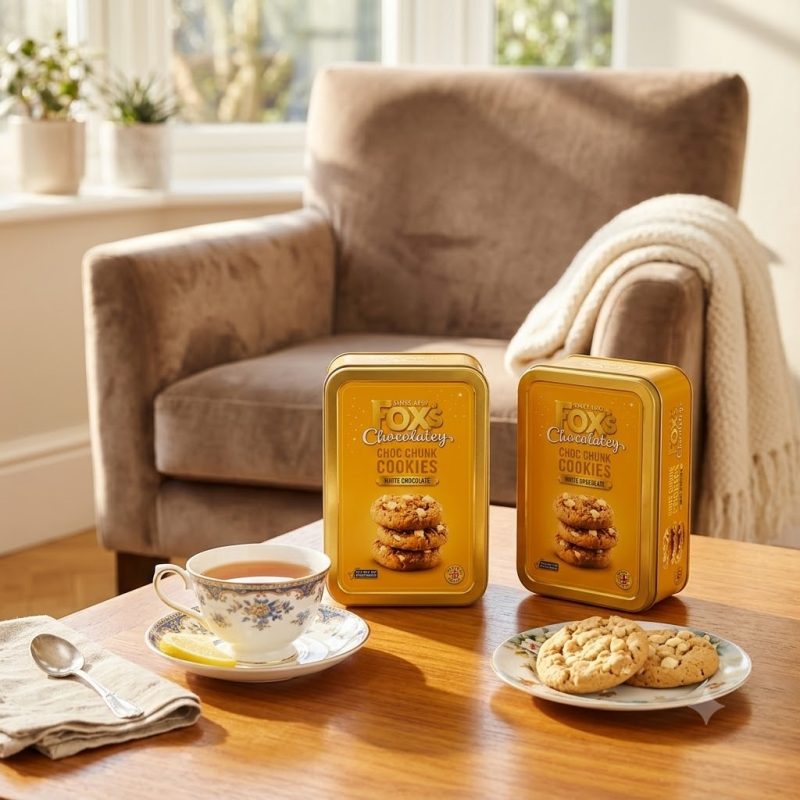 Foxs White Choc Chunk Cookies 180g hop vang