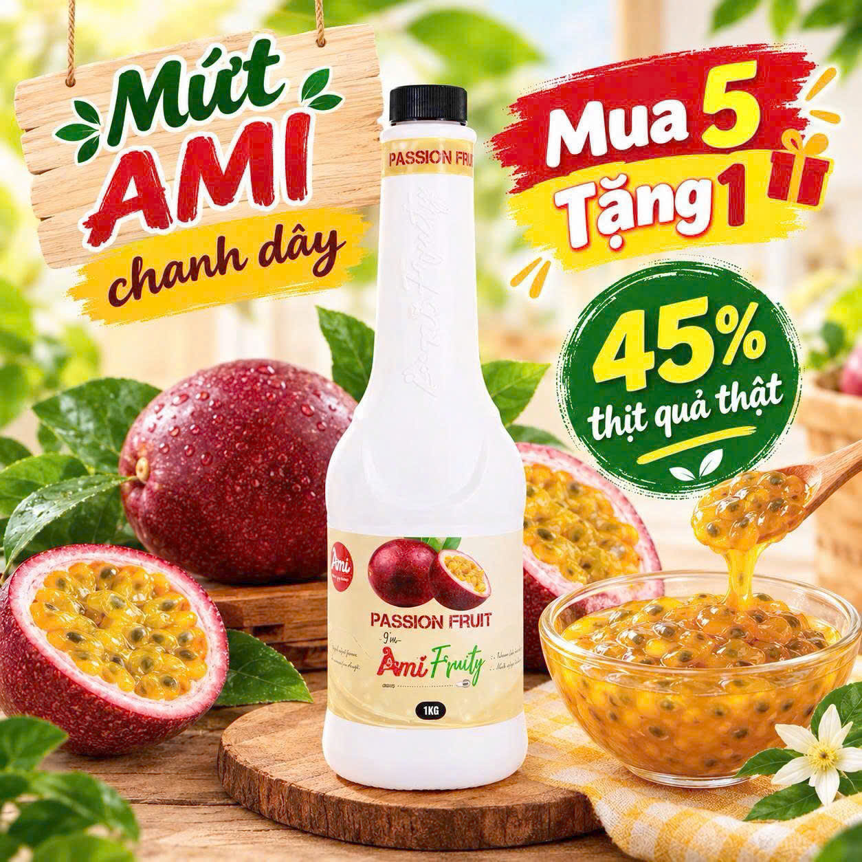KM Ami Fruity chanh day