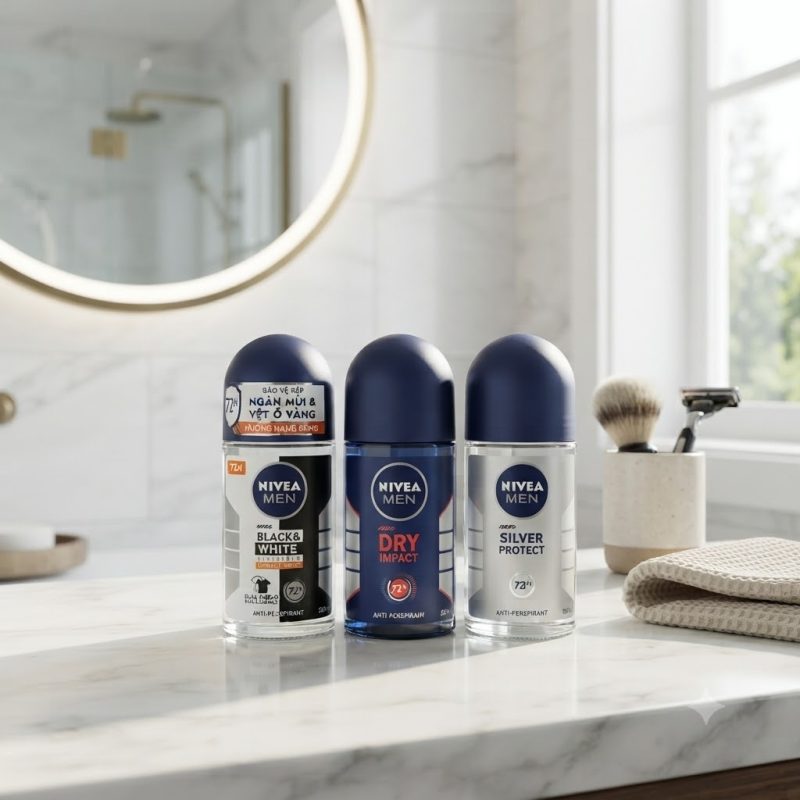 Lăn khử mùi cho nam Nivea Men 50ml các loại 4 Lan KM cho Nam 50ml
