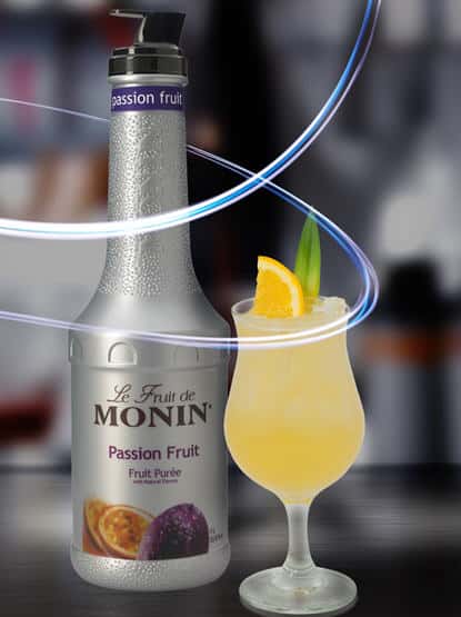 Mứt sệt Monin Chanh Leo - Passion Fruit 1L 2 Mut set Monin Puree Chanh leo