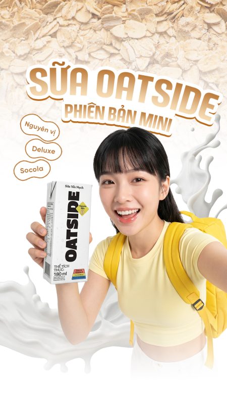 MUA 1 TẶNG 1 SỮA YẾN MẠCH OATSIDE 180ML 2 Oatside mini 180ml