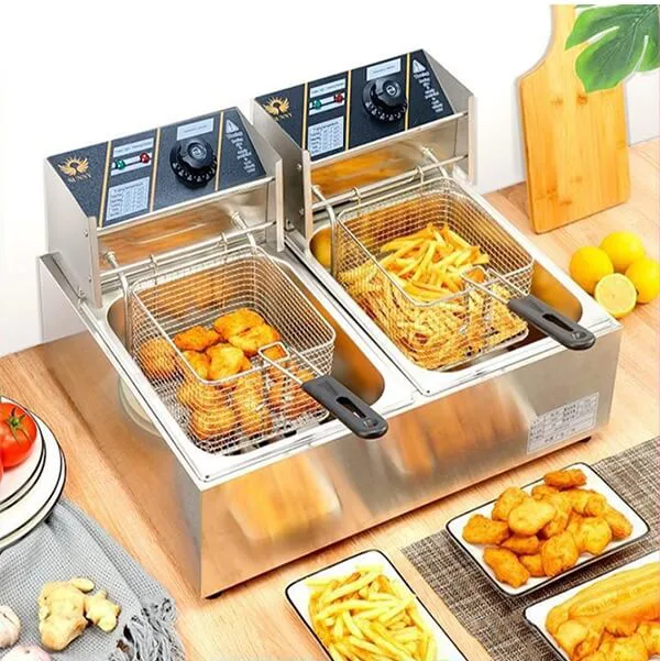 Bếp chiên đôi Sunny SN-02, chiên nhanh, tiện lợi cho quán 1 Sunny SN 02 chinh hang
