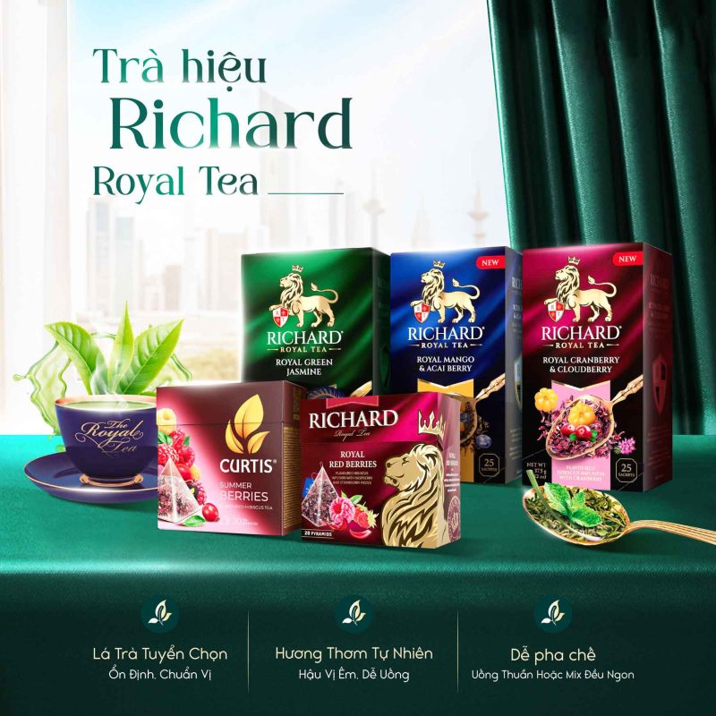 Trà Richard cao cấp đủ vị 6 TRA RICHARD