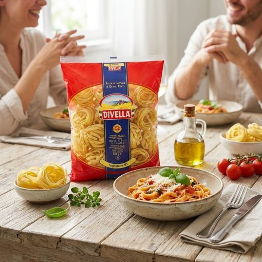 Mỳ sợi trứng Tagliatalle Divella số 91 - Gói 500g