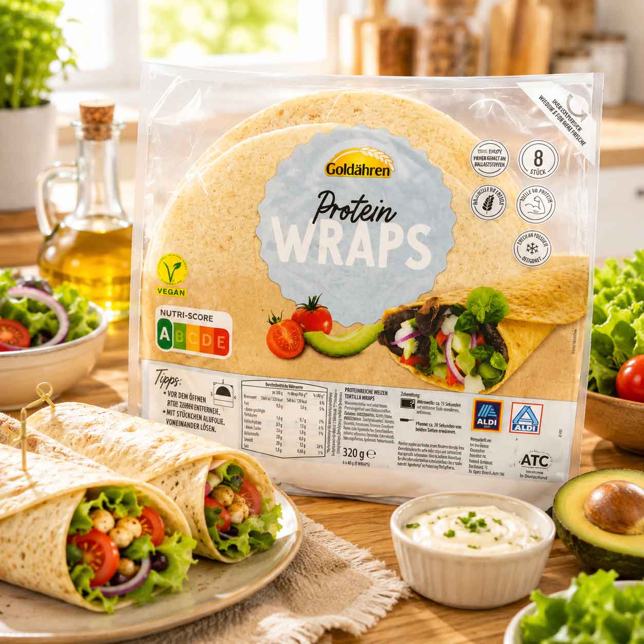 Vỏ bánh Tortilla Goldahren 320g 1 Tortilla Goldahren 320g