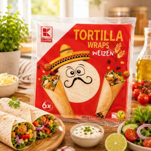 Vỏ bánh Tortilla Wraps Weizen K-Classic 25cm - 370g