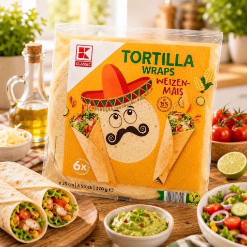 Vỏ bánh Tortilla ngô K-Classic 370g