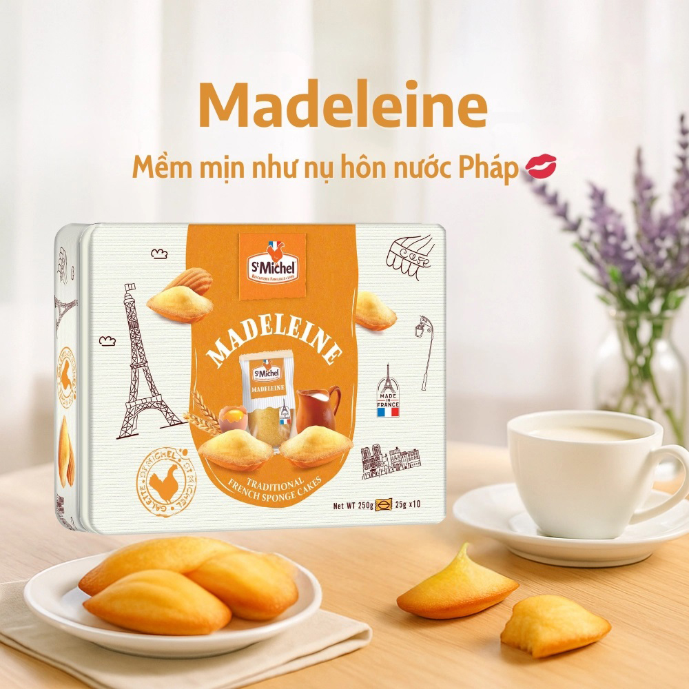Bánh Trứng mini St Michel 250g 1 banh trung st michel