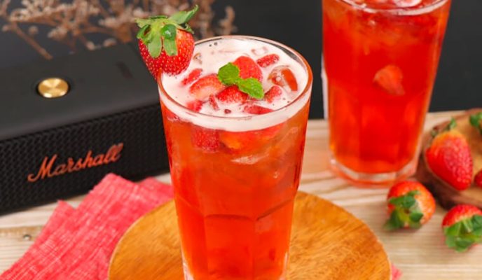 Trà Dâu Tươi - "Ngôi Sao" Doanh Thu Của Mọi Menu Quán Cà Phê 2 cach lam tra dau