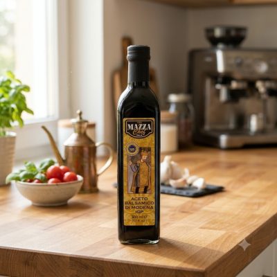 Dấm đen nguyên chất Balsamic Vinegar Marasca (Ý) chai 500ml 3 dam balsamic marasca