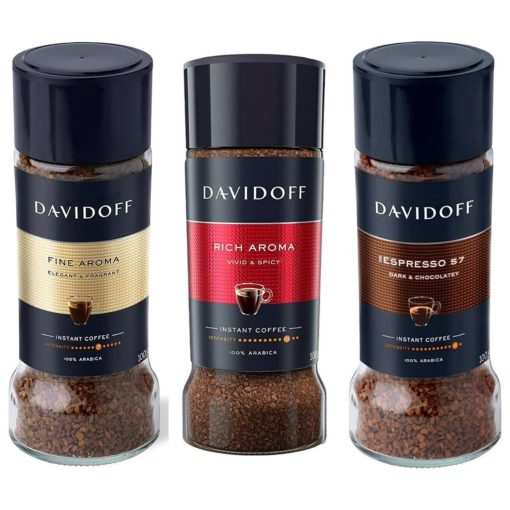 Cà phê hòa tan cao cấp Davidoff các loại tùy chọn