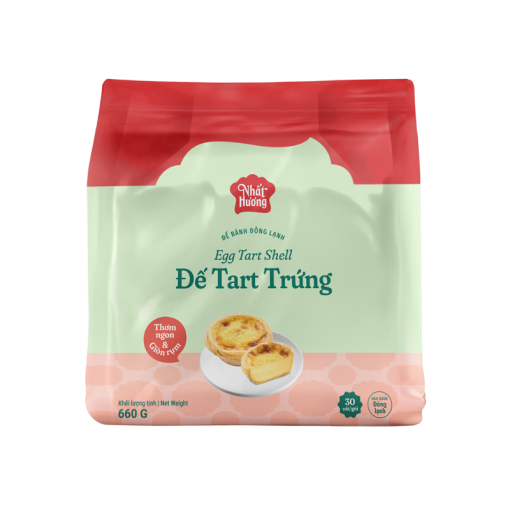 Đế tart trứng Nhất Hương (30 cái) 660g tiện lợi cho cả gia đình