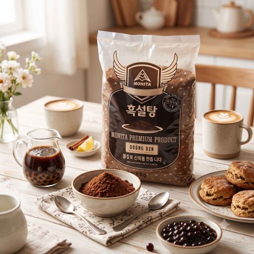 Đường đen Hàn Quốc Monita 1kg - chuẩn vị thơm ngon