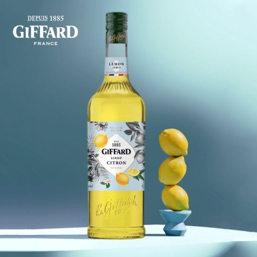 Sirô Chanh vàng hiệu Giffard Citron - chai 1L