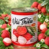 Vải Thiều Ngâm FoodClud hộp 565g