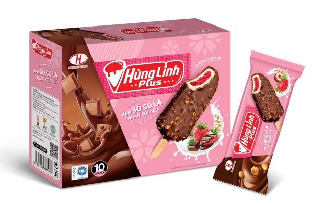 Kem Hùng Linh Plus 100g các vị mát lạnh 3 kem dau HL