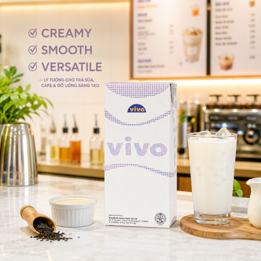 Kem trang trí Topping ACE hiệu VIVO - hộp 1L