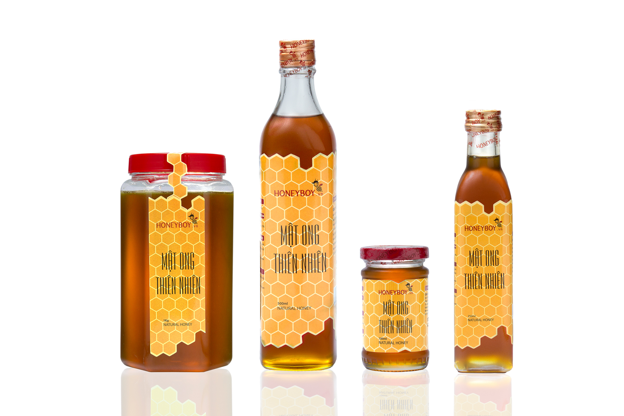 Mật ong thiên nhiên nguyên chất HONEYBOY các dung tích 1 mat ong thien nhien Honeyboy