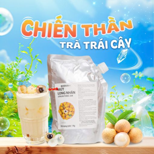 Mứt Long Nhãn Boduo 1kg - thơm ngon cho quán