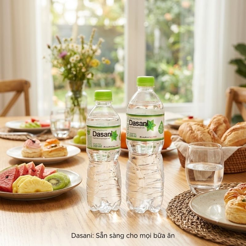 Nước uống đóng chai Dasani các dung tích 2 nuoc dong chai Dasani