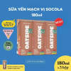 Sữa yến mạch Oatside vị socola - Lốc 3x 180ml (nâu)