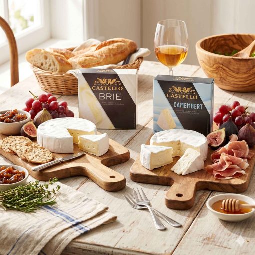 Phô Mai Cao Cấp Castello Brie và Camembert 125g