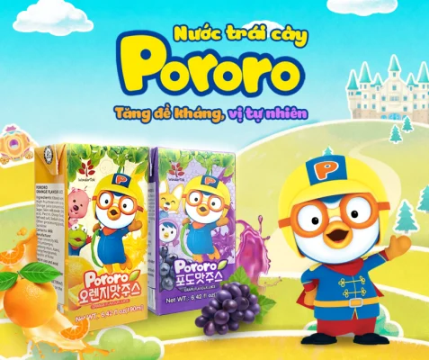 Nước ép trái cây Pororo 190ml (các vị tùy chọn) 6 11 10 2022 pororo nuoc hoa qua medium
