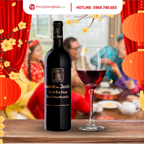 Vang đỏ Couvent Des Jacobins Grand Cru Classe 2016 – chai 75cl