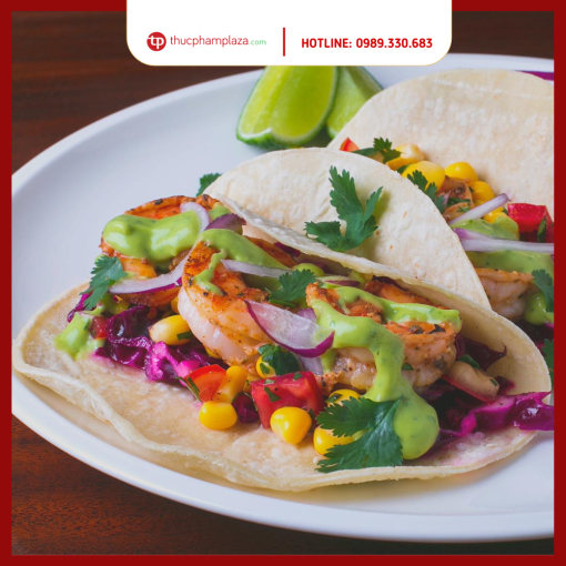 Vỏ bánh Tortilla Mini Tesoros vị cà chua 220g - Gói 8 cái 5 4 61