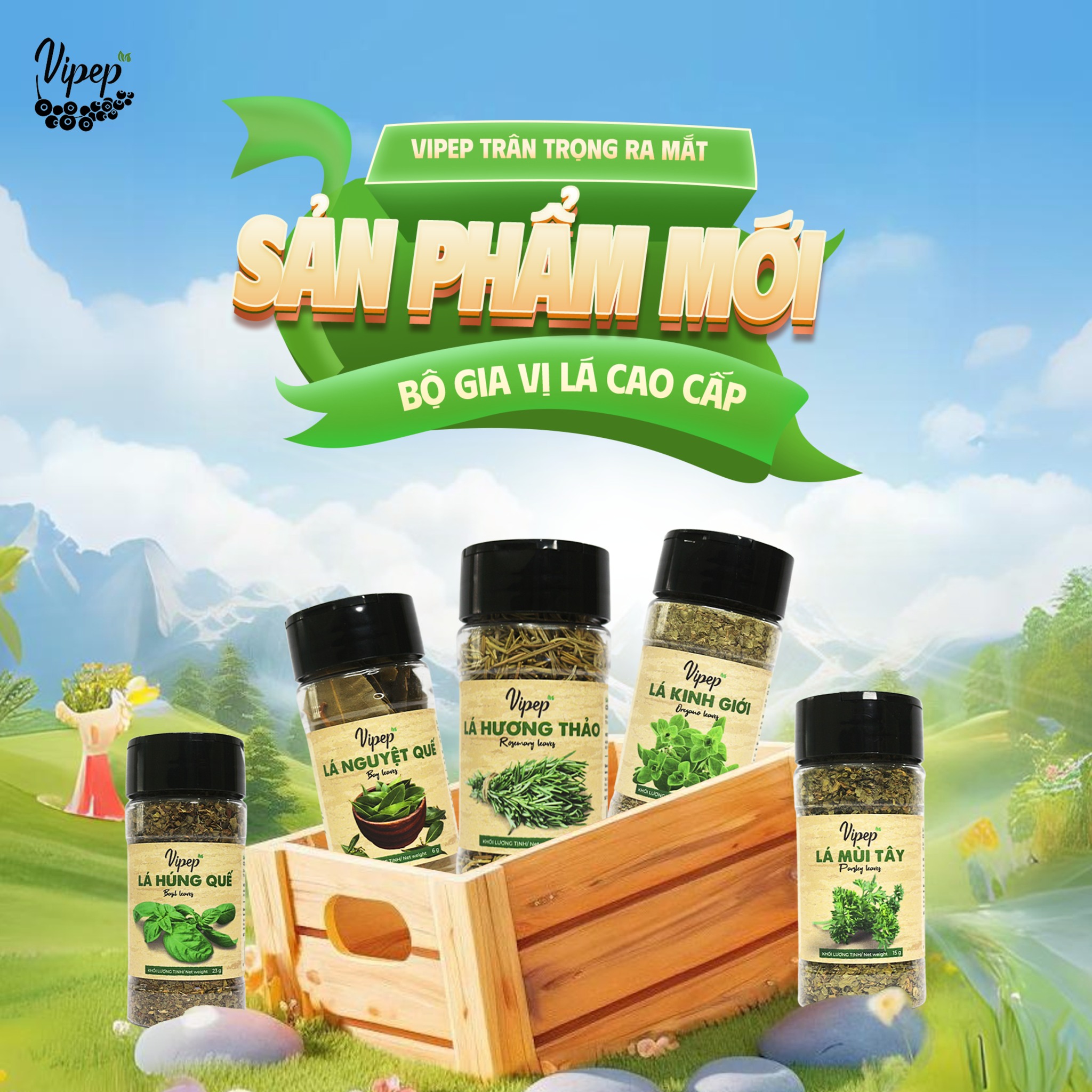 Các loại gia vị, lá thơm cho nấu ăn Vipep - bí quyết cho vạn món ngon 3 491401187 1214314694035048 1895518405801497074 n