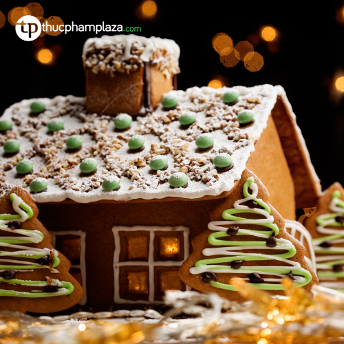 Nguyên liệu làm Ngôi nhà bánh quy gừng