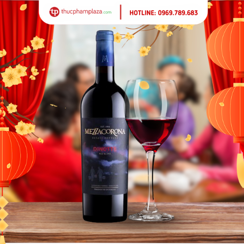 Vang đỏ Mezzacorona Dinotte Red Blend – chai 75cl