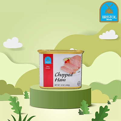 Thịt heo hầm xắt nhỏ Bristol Chopped Ham - hộp 340g 1 77dbdf6bb3ac5b0f0f665e1b00e518e4