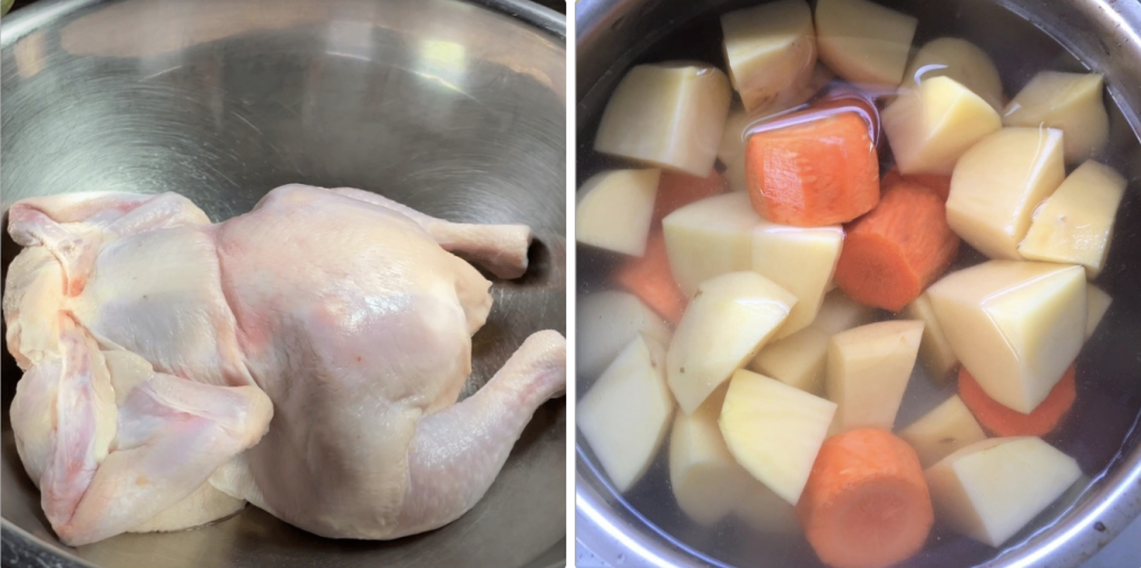 Cách làm gà nướng Giáng sinh từ gà ta bằng Amicook thơm ngon, mềm ngọt 4 làm gà nướng giáng sinh