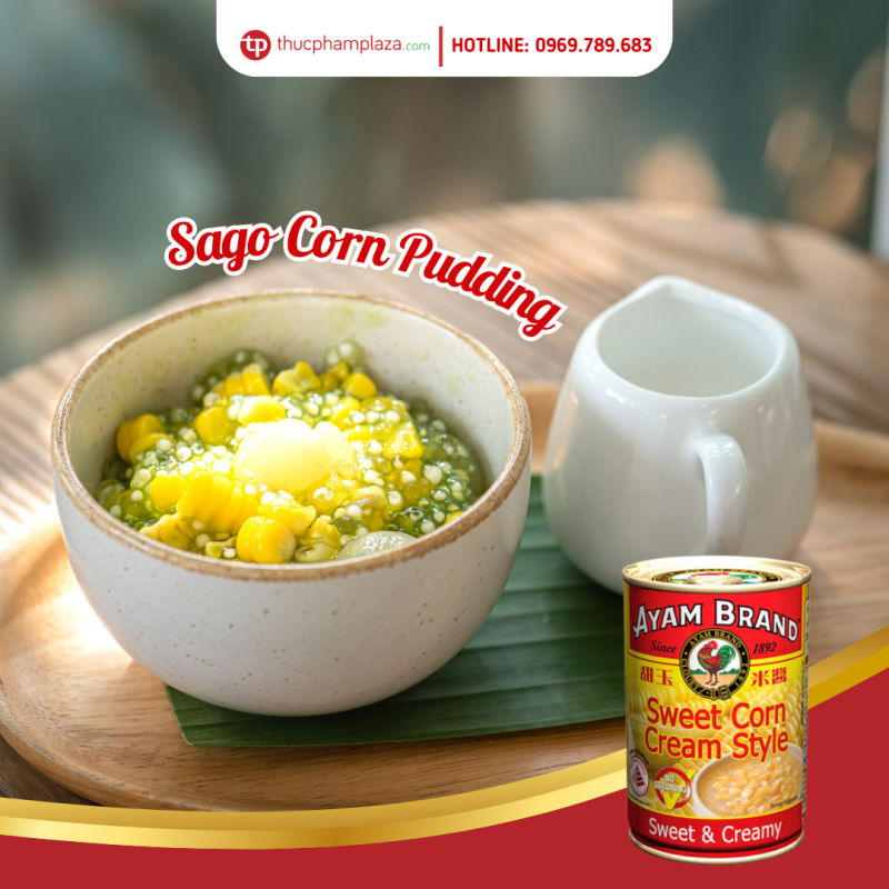 Sago Corn Pudding: Sự kết hợp hoàn hảo giữa ngọt ngào và béo ngậy 1 Anh vuong 13 1 large