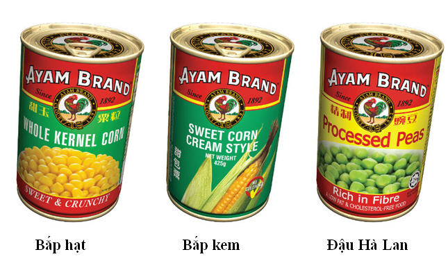 Bap hat Bap kem Dau Ha Lan hieu Ayam Brand1