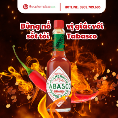 Bung no vi giac voi sot toi Tabasco medium