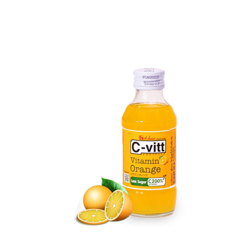 Nước cam Vitamin C hiệu C-VITT ít đường – chai 140ml 1 C VITT Vitamin Orange 140ml