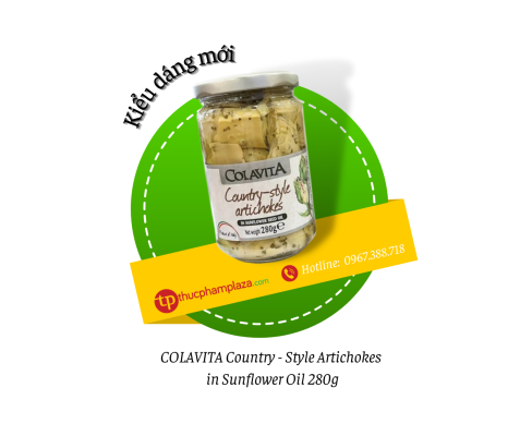 COLAVITA Country Style Artichokes in Sunflower Oil 280g medium