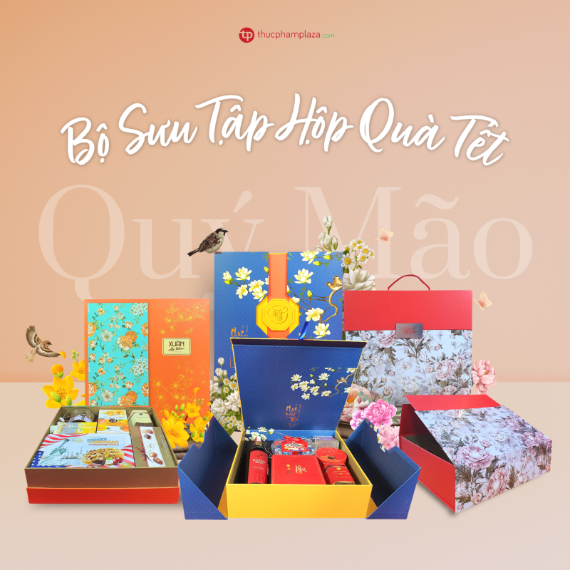 Bộ Sưu Tập Hộp Quà Tết Quý Mão 2023 Của Thực Phẩm Plaza 1 CTKM AMI vuong large