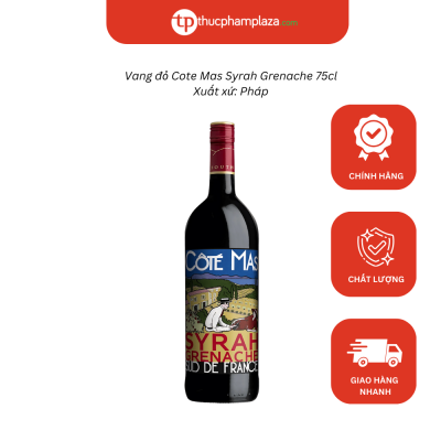 Cote Mas Syrah Grenache medium