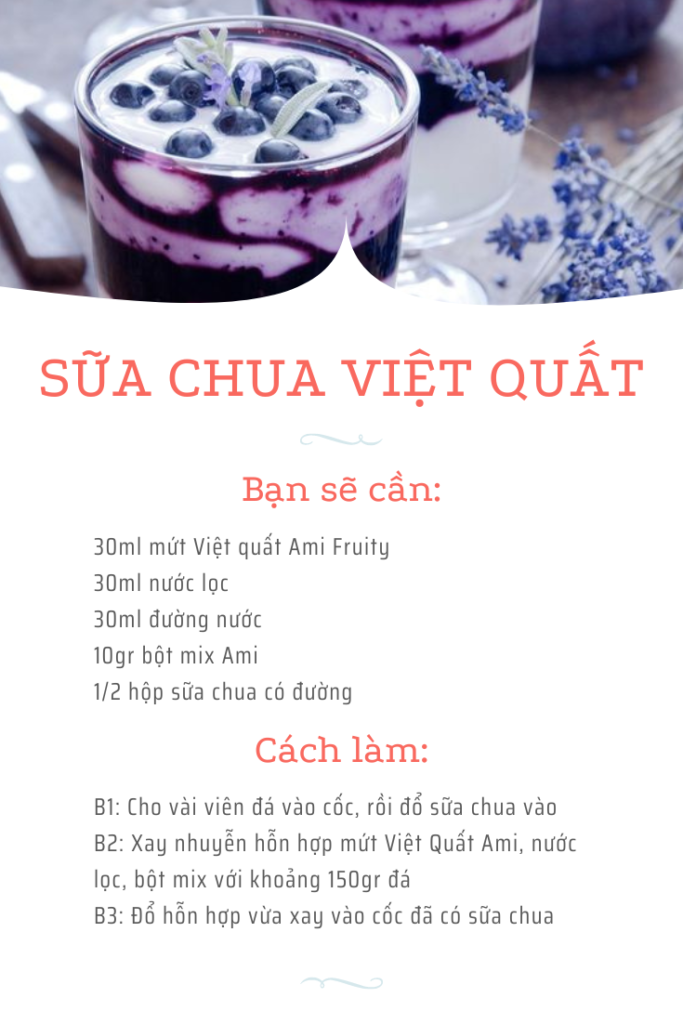 Cách Làm Sữa Chua Việt Quất Hấp Dẫn - Thucphamplaza.Com