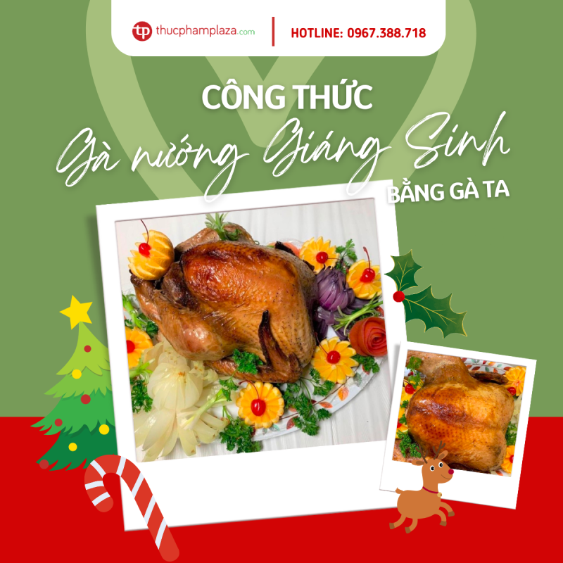 Cách làm gà nướng Giáng sinh từ gà ta bằng Amicook thơm ngon, mềm ngọt 1 Do uong nong cho mua dong large