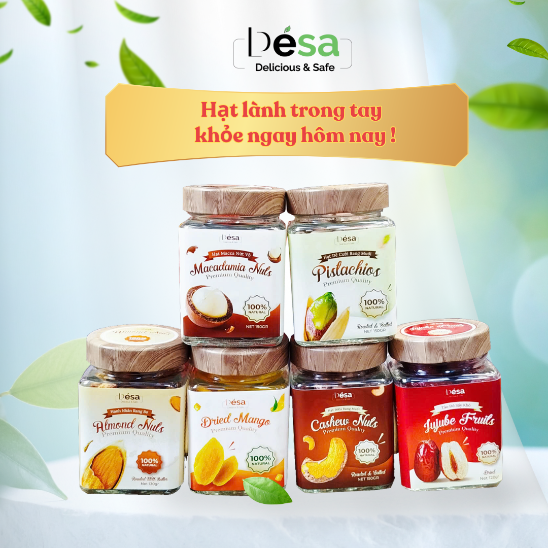 Hạt dinh dưỡng & xoài sấy dẻo DESA thơm ngon, hấp dẫn 1 Food Plaza 83