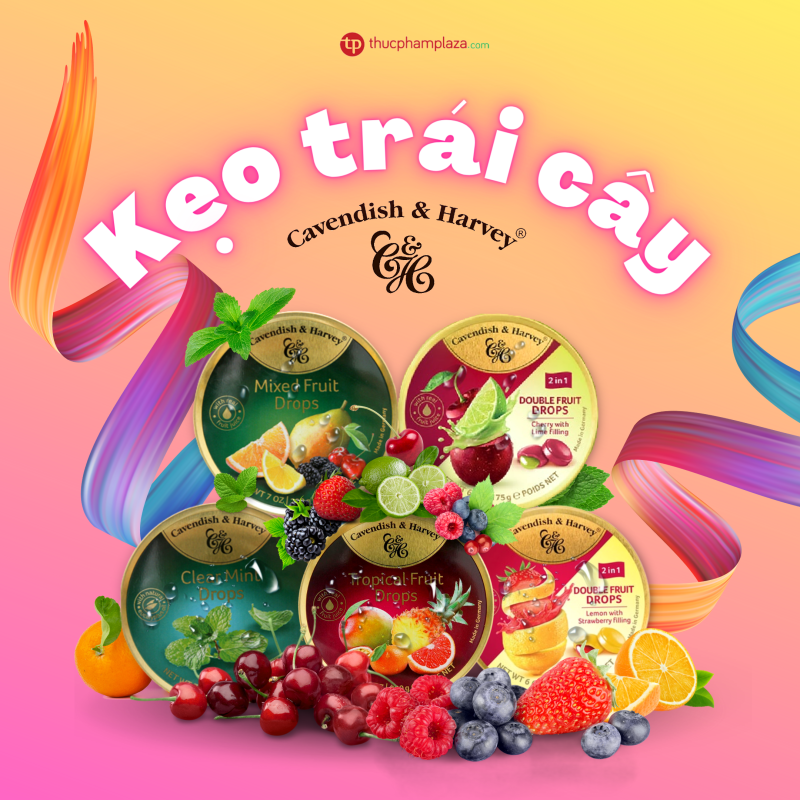 Keo trai cay Cavendish Harvey large